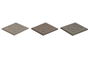 DKD Home Decor Posavasos Urban Gris Claro Gris Marron Dolomita 10.8 x 10.8 x 0.7 cm (54 Unidades)