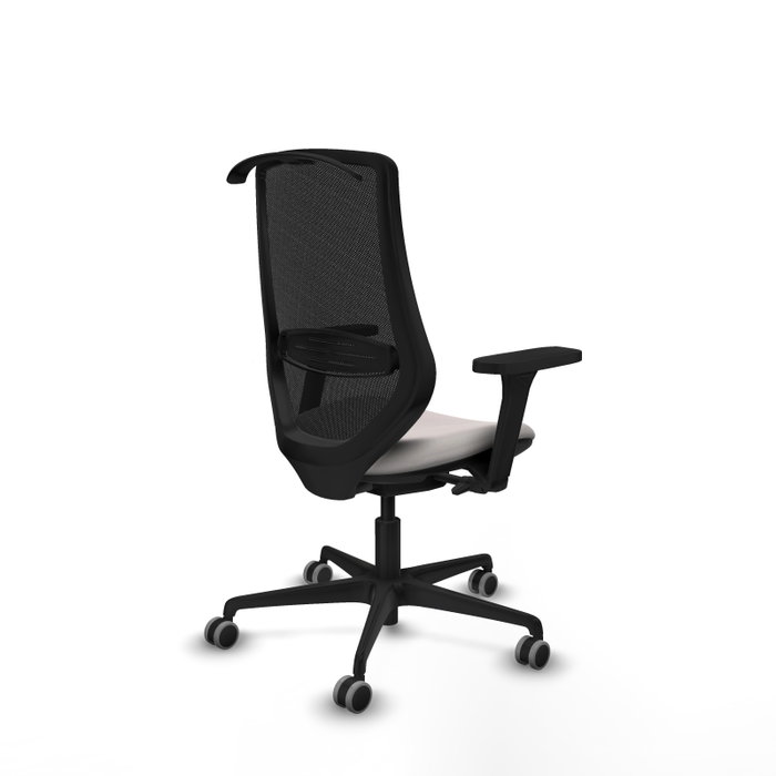 PIQUERAS Y CRESPO Silla de oficina Mardos con mecanismo Sincro/Traslack, Blanco/Negro PIQUERAS Y CRESPO Silla de oficina Mardos con mecanismo Sincro/Traslack, Blanco/Negro