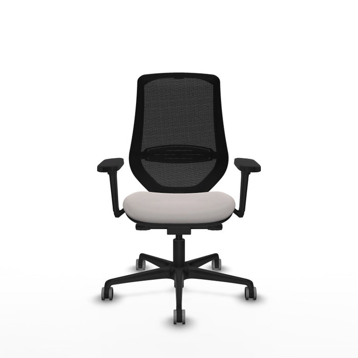 PIQUERAS Y CRESPO Silla de oficina Mardos con mecanismo Sincro/Traslack, Blanco/Negro PIQUERAS Y CRESPO Silla de oficina Mardos con mecanismo Sincro/Traslack, Blanco/Negro