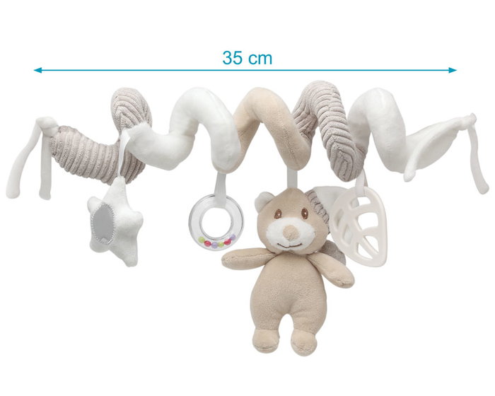 KioKids Dolci Amici Peluche Espiral Osito Beige con Caja +0 meses