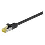 Goobay Cable de parcheo RJ45 CAT 6A S/FTP (PiMF) 7,5 m negro