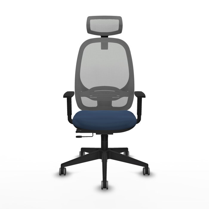 PIQUERAS Y CRESPO Silla de oficina Cilanco Azul marino y Gris PIQUERAS Y CRESPO Silla de oficina Cilanco Azul marino y Gris