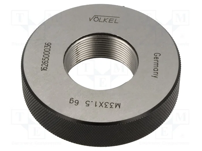 VÖLKEL Calibre de roscas M33 rosca fina métrica GO 6g VÖLKEL Calibre de roscas M33 rosca fina métrica GO 6g