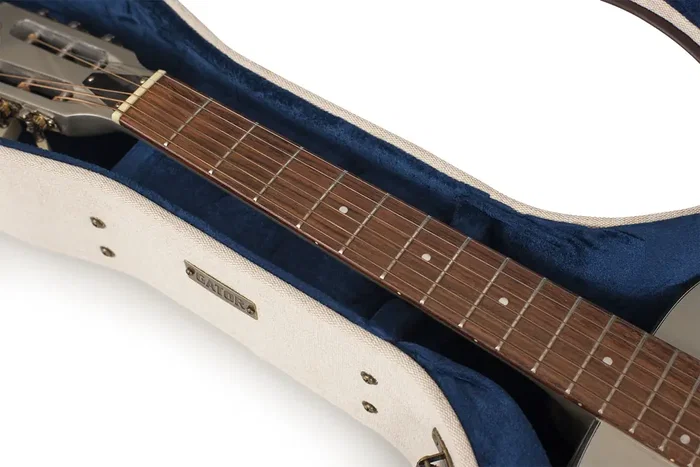 Gator Estuche de madera deluxe Journeyman para guitarra resonadora - Canvas Gator Estuche de madera deluxe Journeyman para guitarra resonadora - Canvas