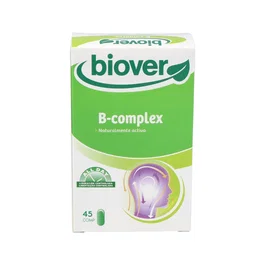 Biover B-Complex 45Comp. Complejo Vitamina B (B1, B2, B3, B6, B12) 45 Comprimidos - Soporte Sistema Nervioso