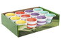 DKD Home Decor Surtido de 4 Velas de Terracota con Diseño de Rayas