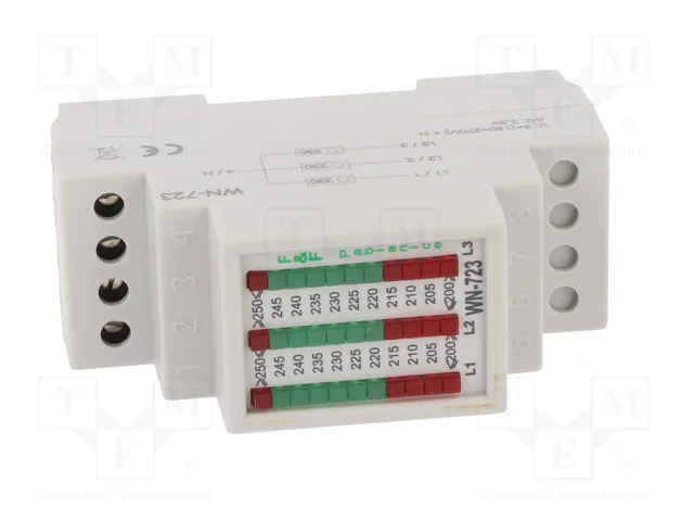 F&F Indicador de tensión WN-7 3x250VAC