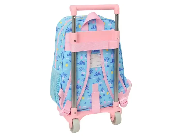 Safta Mochila con Carro 185 Colección Stitch Waves - Modelo 705, Dimensiones 340x260x110 mm