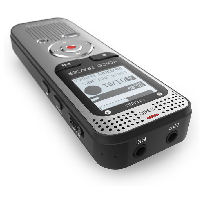 Philips DVT2015 Voice Tracer - Grabadora de Voz Digital con Memoria 8 GB, Pantalla LCD, Cancelación de Ruido, Hasta 2370h de Grabación y Radio FM Philips DVT2015 Voice Tracer - Grabadora de Voz Digital con Memoria 8 GB, Pantalla LCD, Cancelación de Ruido, Hasta 2370h de Grabación y Radio FM