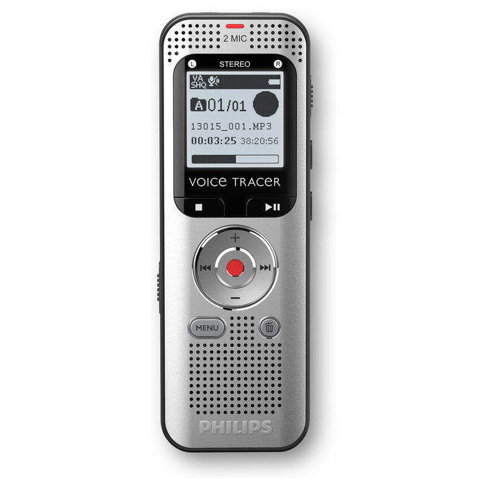 Philips DVT2015 Grabadora de voz con 8 GB de memoria