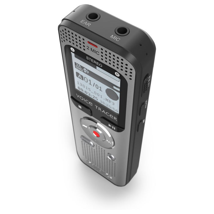 Philips DVT2015 Voice Tracer - Grabadora de Voz Digital con Memoria 8 GB, Pantalla LCD, Cancelación de Ruido, Hasta 2370h de Grabación y Radio FM Philips DVT2015 Voice Tracer - Grabadora de Voz Digital con Memoria 8 GB, Pantalla LCD, Cancelación de Ruido, Hasta 2370h de Grabación y Radio FM
