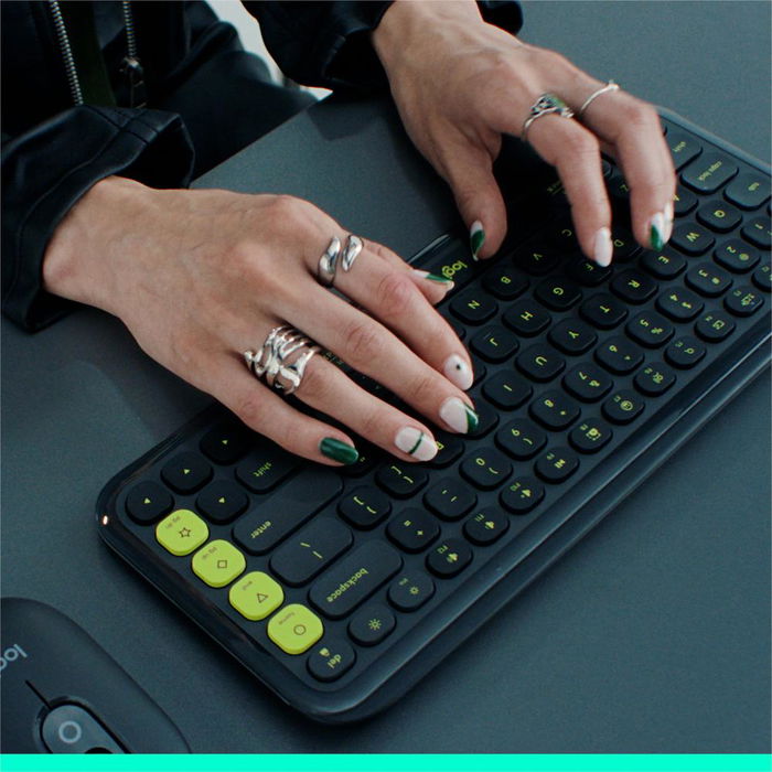 Logitech Pop Icon Keys Teclado Inalámbrico Bluetooth con Teclas Personalizables y Switch Fácil para Windows y macOS Logitech Pop Icon Keys Teclado Inalámbrico Bluetooth con Teclas Personalizables y Switch Fácil para Windows y macOS