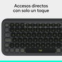 Logitech Pop Icon Keys Teclado Inalámbrico Bluetooth con Teclas Personalizables y Switch Fácil para Windows y macOS