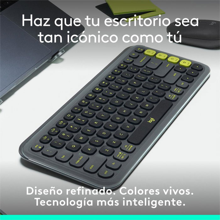Logitech Pop Icon Keys Teclado Inalámbrico Bluetooth con Teclas Personalizables y Switch Fácil para Windows y macOS Logitech Pop Icon Keys Teclado Inalámbrico Bluetooth con Teclas Personalizables y Switch Fácil para Windows y macOS