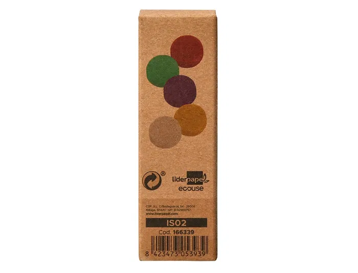 Liderpapel Imán para pizarra magnética Ecouse PP reciclado, 25 mm, caja 10 unidades