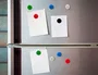 Liderpapel Imán para pizarra magnética Ecouse PP reciclado, 25 mm, caja 10 unidades