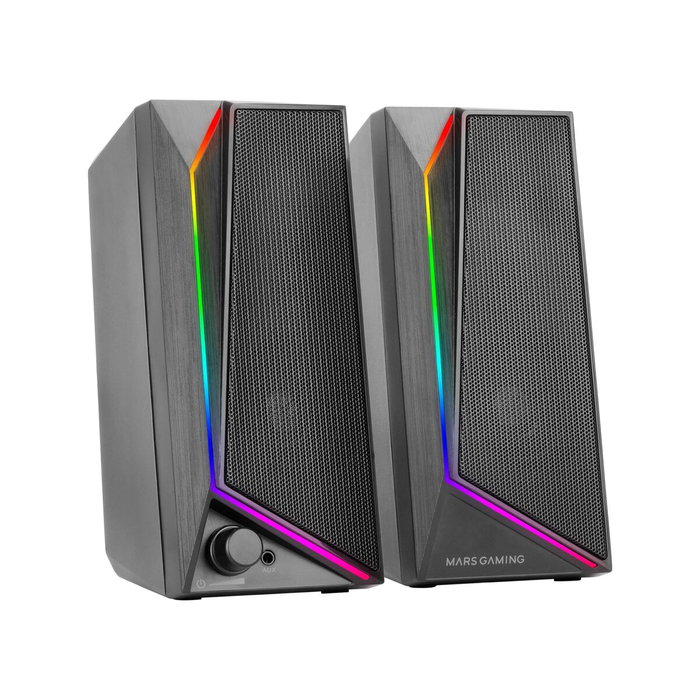 Mars Gaming MS72 Altavoces Gaming RGB 15W Negro Mars Gaming MS72 Altavoces Gaming RGB 15W Negro