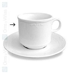 Veronica Bl. Taza Moca (Set de 6)