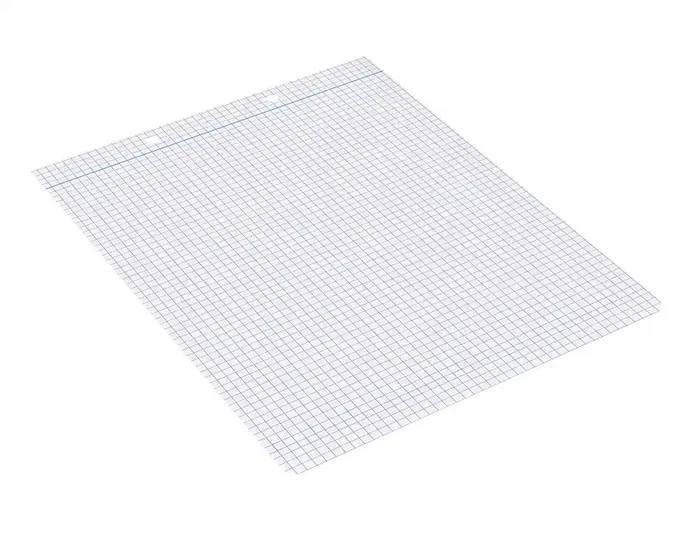 Liderpapel Recambio Cuadernos A5 Apaisado, 100 Hojas Cuadrícula 4 mm, Papel 75 g, 2 Taladros con Margen