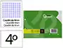 Liderpapel Recambio Cuadernos A5 Apaisado, 100 Hojas Cuadrícula 4 mm, Papel 75 g, 2 Taladros con Margen