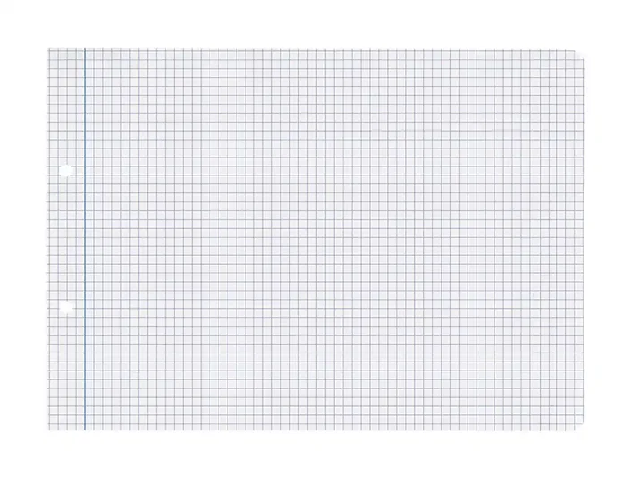 Liderpapel Recambio Cuadernos A5 Apaisado, 100 Hojas Cuadrícula 4 mm, Papel 75 g, 2 Taladros con Margen