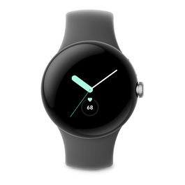 Google Pixel Watch LTE Silber Charcoal Reloj Inteligente Unisex 41mm Acero Inoxidable Pantalla Táctil AMOLED GPS WiFi Bluetooth NFC