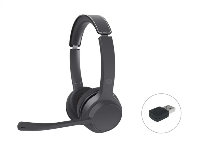 Conceptronic Auricular Inalámbrico Bluetooth con Estación de Carga y Adaptador