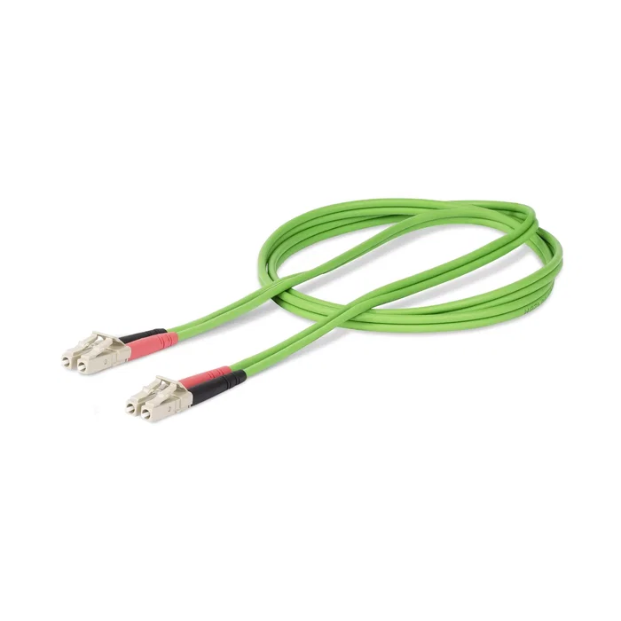 Startech Cable de fibra óptica OM5 multimodo dúplex LC a LC 2m Verde Startech Cable de fibra óptica OM5 multimodo dúplex LC a LC 2m Verde