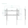 TooQ Soporte Fijo de Pared para Pantallas 32-70 Pulgadas, Negro