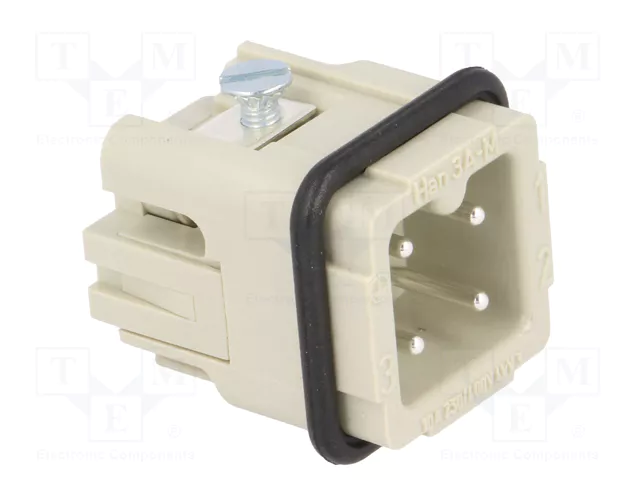 Harting HART Stecker 3 polos 09200032611 Harting HART Stecker 3 polos 09200032611