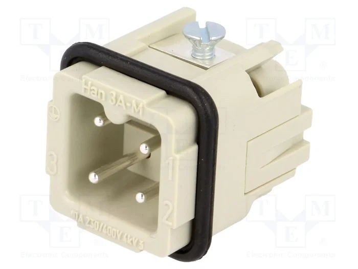 Harting HART Stecker 3 polos 09200032611 Harting HART Stecker 3 polos 09200032611