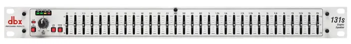 DBX 131S Ecualizador Gráfico Estéreo de 31 Bandas - 2U Rack Mountable - 28.9cm Ancho, 5.9cm Alto, 55.8cm Largo