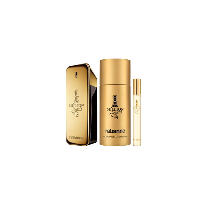Paco Rabanne Set 1 Million para Hombre (100ml + 150ml + 10ml)