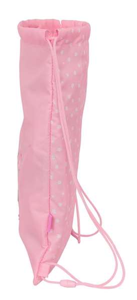 Bolsa Mochila con Cuerdas Glow Lab Sweet home Rosa 26 x 34 x 1 cm