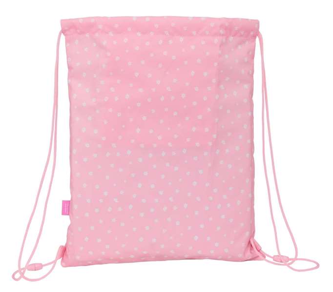 Bolsa Mochila con Cuerdas Glow Lab Sweet home Rosa 26 x 34 x 1 cm