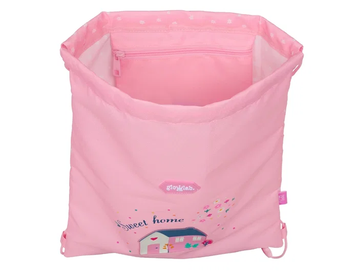 Safta Saco Plano Junior Reciclado Glowlab Kids Sweet Home Safta Saco Plano Junior Reciclado Glowlab Kids Sweet Home