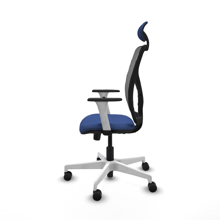 PIQUERAS Y CRESPO Silla de oficina Motilla con mecanismo Sincro, Azul marino y Gris PIQUERAS Y CRESPO Silla de oficina Motilla con mecanismo Sincro, Azul marino y Gris
