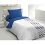 Home Linge Passion Juego Nórdico Microfibra 140x200cm + 1 Funda Almohada 63x63cm Azul HOM3701393715348