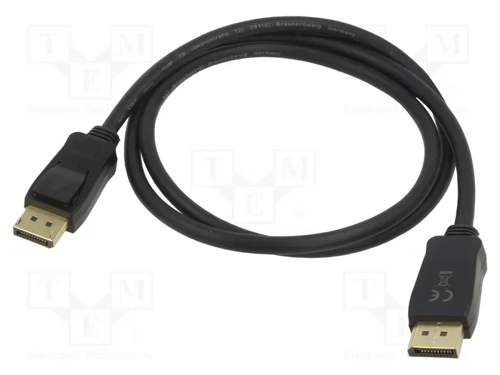 GOOBAY Cable DisplayPort 1.4 de 1m, negro GOOBAY Cable DisplayPort 1.4 de 1m, negro