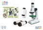 Jugatoys - sciencetoys Set de experimentos científicos con microscopio y prismáticos