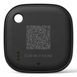 Eufy SmartTrack Link - Buscador Universal Negro con Apple Buscar mi y App eufy Security, Resistente al Agua, Alarma Potente, Batería CR2032 Reemplazable