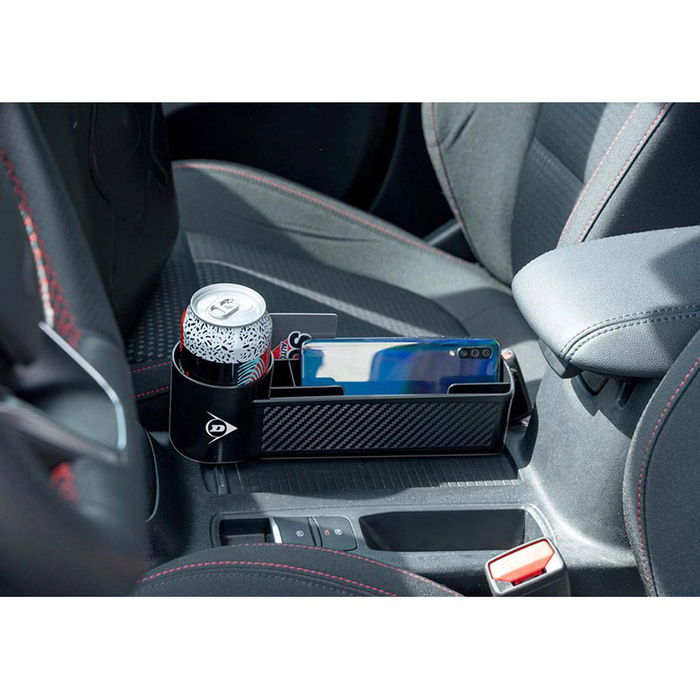Dunlop Organizador de Espacio Entre Asientos de Automóvil Negro/Amarillo 7,5 x 26 cm Dunlop Organizador de Espacio Entre Asientos de Automóvil Negro/Amarillo 7,5 x 26 cm