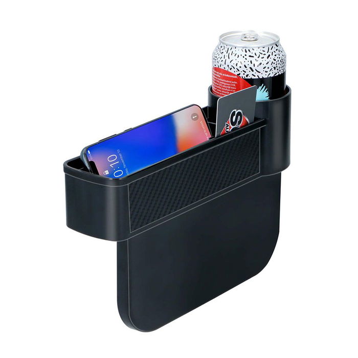 Dunlop Organizador de Espacio Entre Asientos de Automóvil Negro/Amarillo 7,5 x 26 cm Dunlop Organizador de Espacio Entre Asientos de Automóvil Negro/Amarillo 7,5 x 26 cm