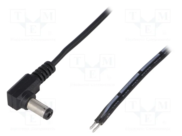ESPE Cable de alimentación CC con enchufe DC 5,5/2,5 angular, 1,46m ESPE Cable de alimentación CC con enchufe DC 5,5/2,5 angular, 1,46m
