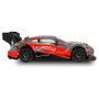 AMEWI 21112 Coche de Carreras Drift Racing 4WD 1:24 RTR con Control Remoto 2.4GHz, Motor Eléctrico, 20 km/h, Color Negro/Rojo, para Mayores de 8 Años
