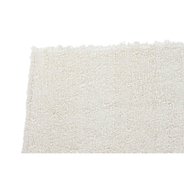 DKD Home Decor Alfombra de Jarapa de Algodón Reciclado 120x160x1 cm Crudo