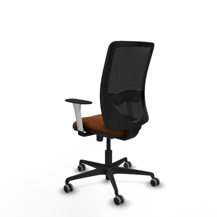 PIQUERAS Y CRESPO Silla de oficina Zulema con Mecanismo Sincro, Marrón y Negro PIQUERAS Y CRESPO Silla de oficina Zulema con Mecanismo Sincro, Marrón y Negro