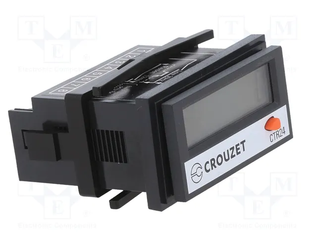 CROUZET Contador Electrónico CTR24 con Pantalla LCD CROUZET Contador Electrónico CTR24 con Pantalla LCD