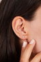 Heliophilia Silver ELKAB92243 Pendientes de Plata de Ley 925, Elegantes y Duraderos, Color Plata