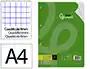 Liderpapel Recambio A4 100 Hojas 75gr Cuadro 8mm Con Margen 4 Taladros